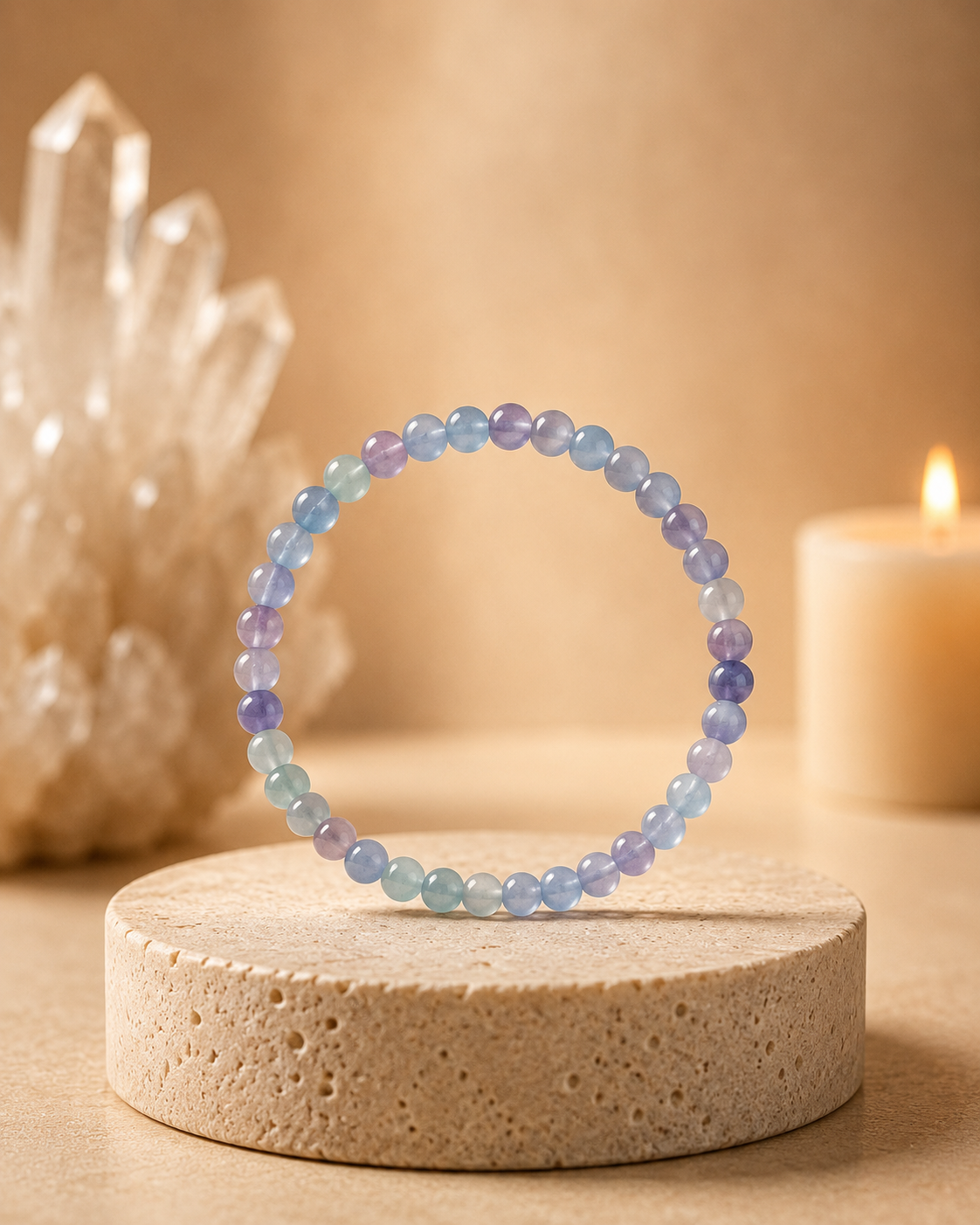 Pulseira Tanzanite (Esferas 8mm)