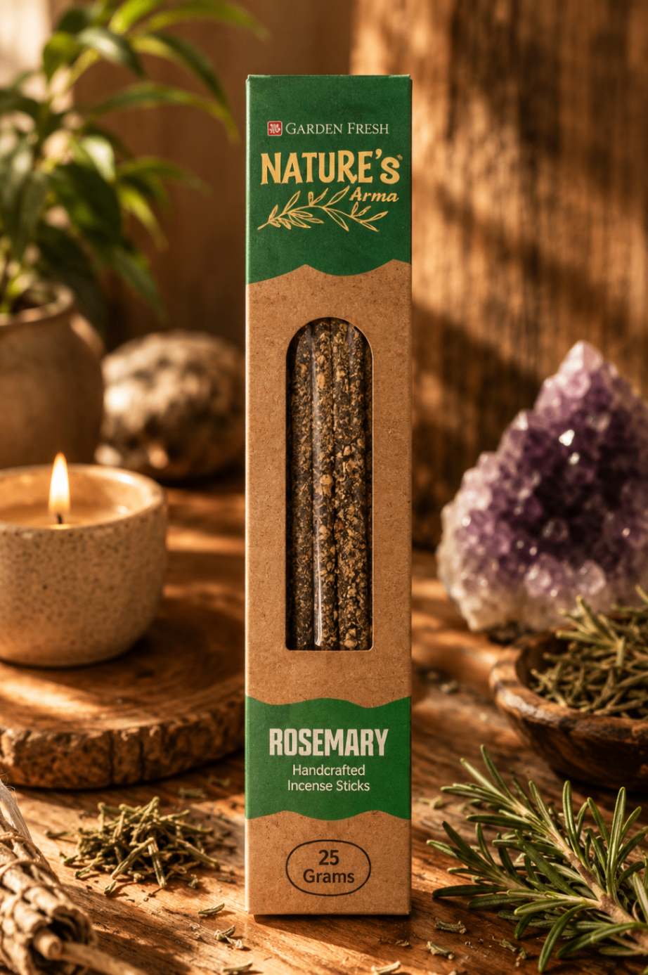 Incenso Nature's Aroma Rosemary