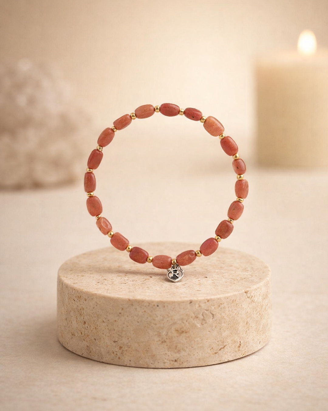 Pulseira de Rodocrosite 8mm