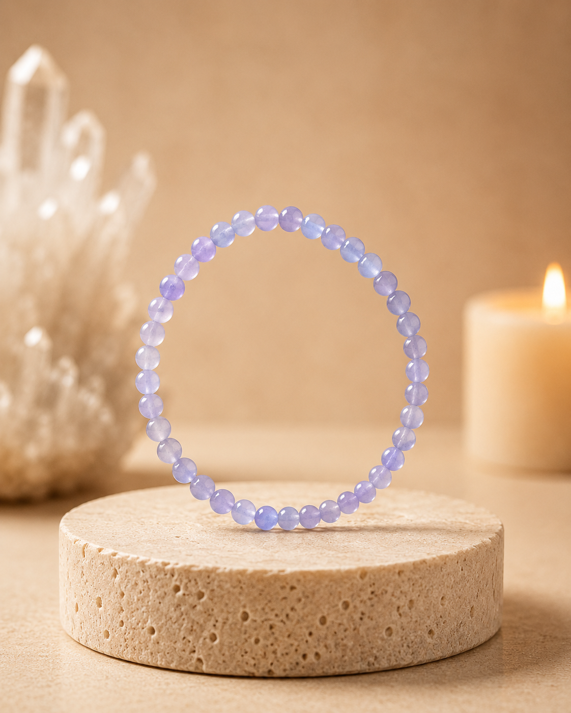 Pulseira Tanzanite (Esferas 4mm)