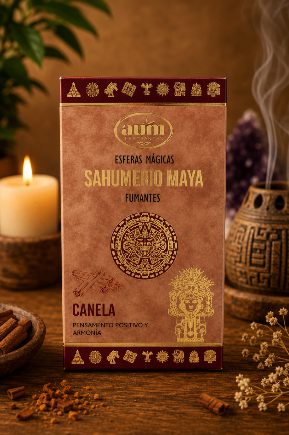 Sahumerio Maya Canela