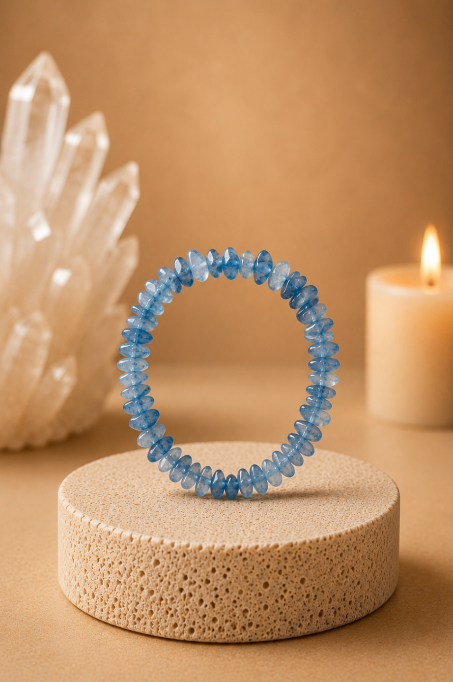 Pulseira Calcedônia (Cascalho)