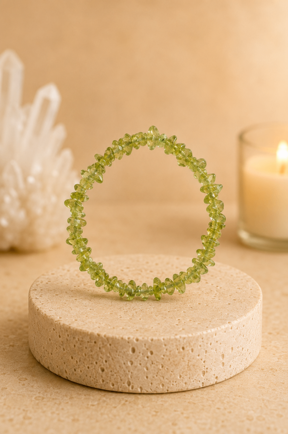 Pulseira Peridoto (Cascalho)