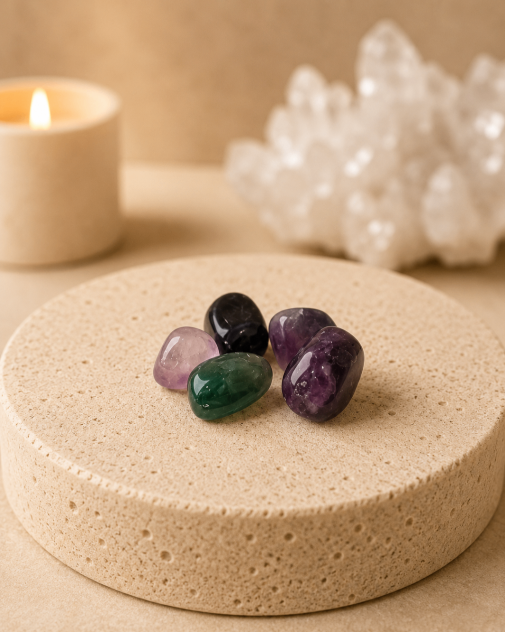 Fluorite Arco-Íris Rolada