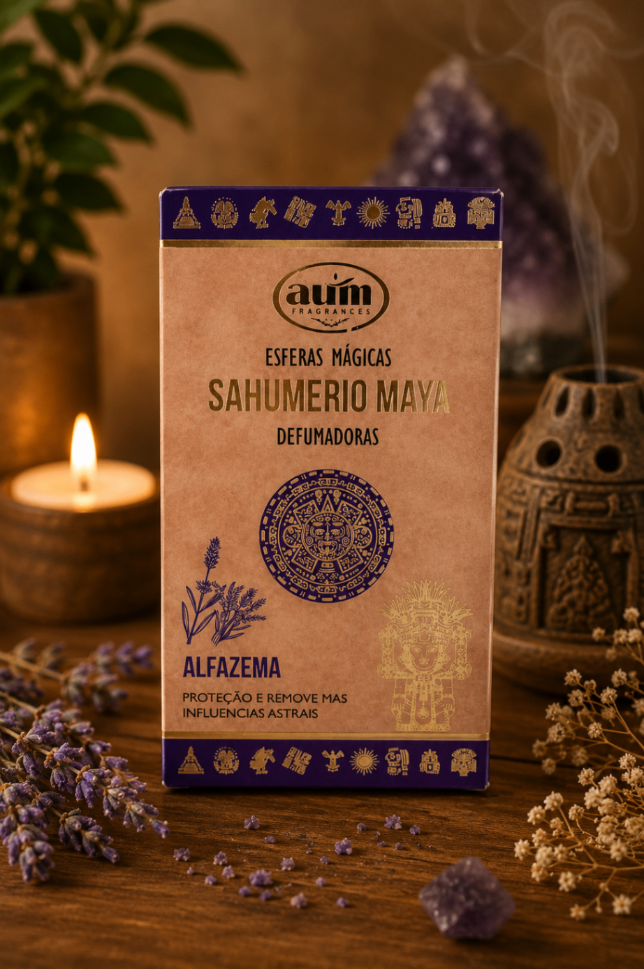 Esferas Mágicas Sahumerio Maya Alfazema