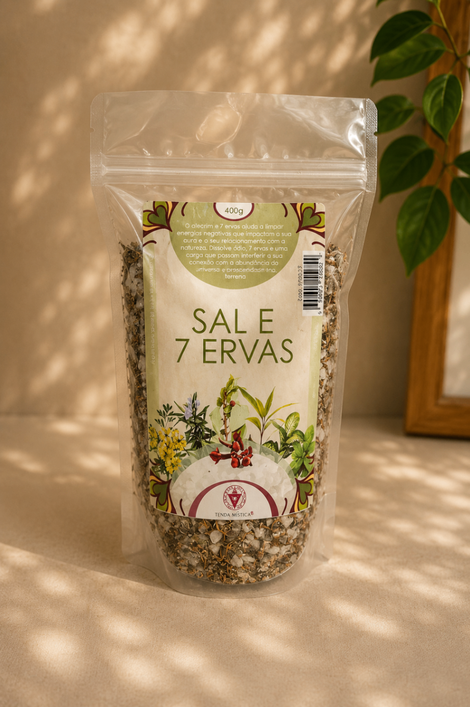 Sal de Banho 7 Ervas 400g