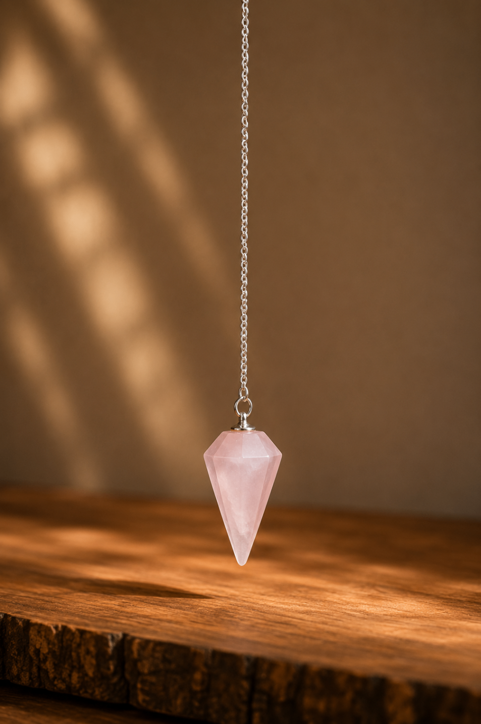 Pêndulo Quartzo Rosa