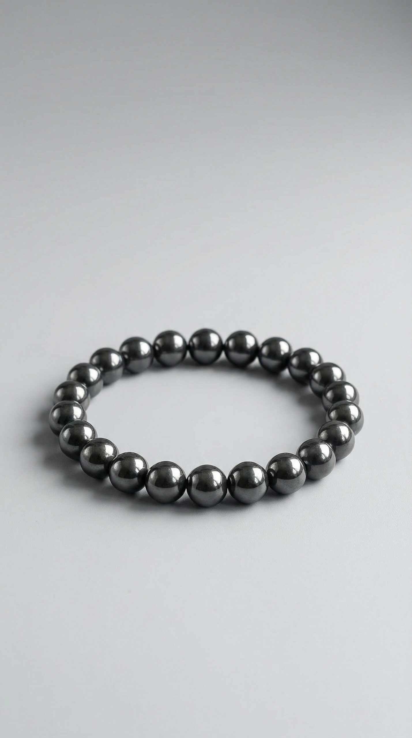 Pulseira Hematite 8mm _Boutique dos Cristais