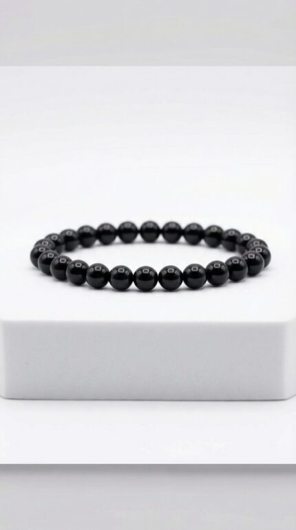 Pulseira Obsidiana 6mm