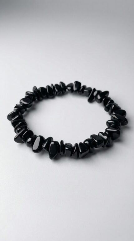 Pulseira Obsidiana chip